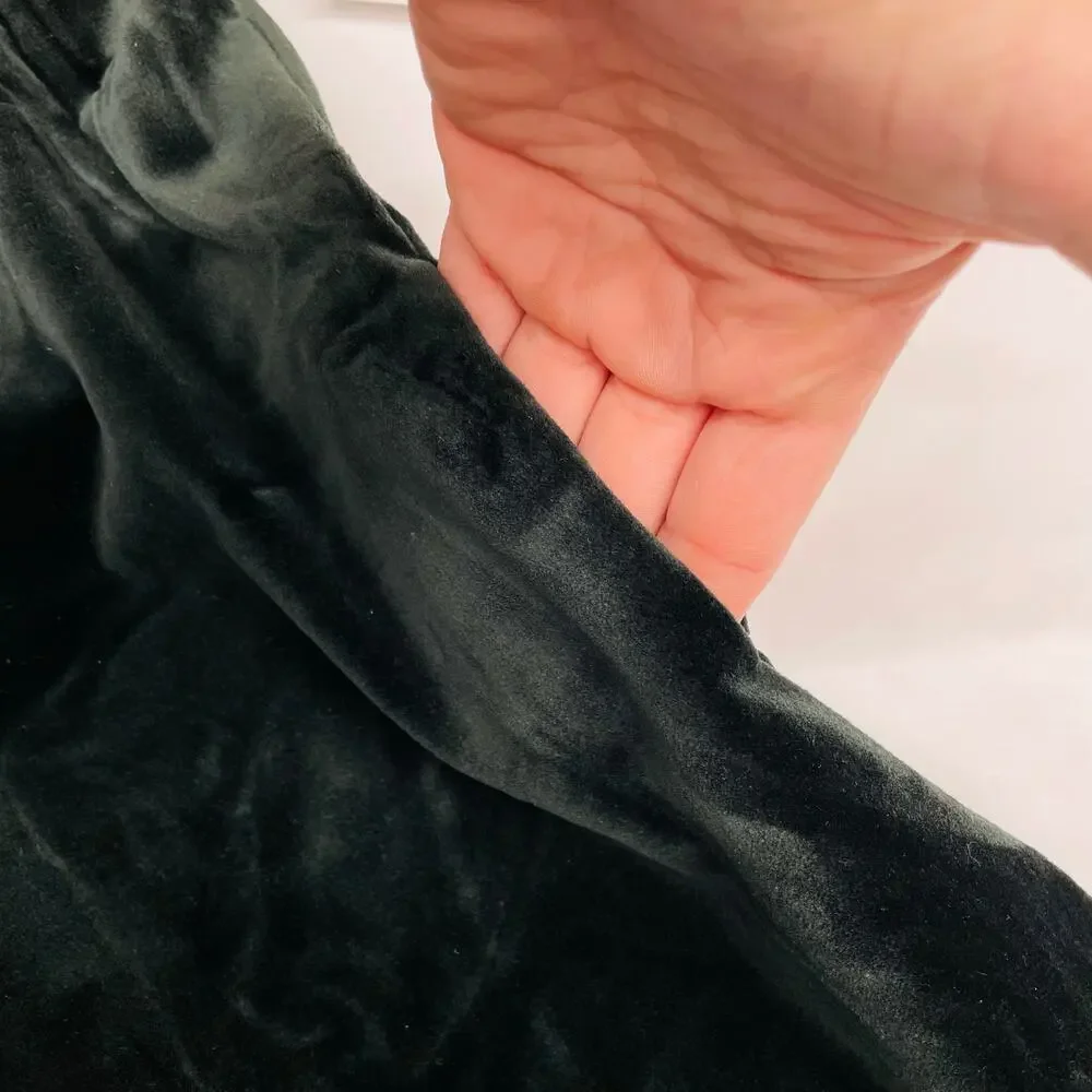 NWT Gabby Size 6 Black Velvet Dress
